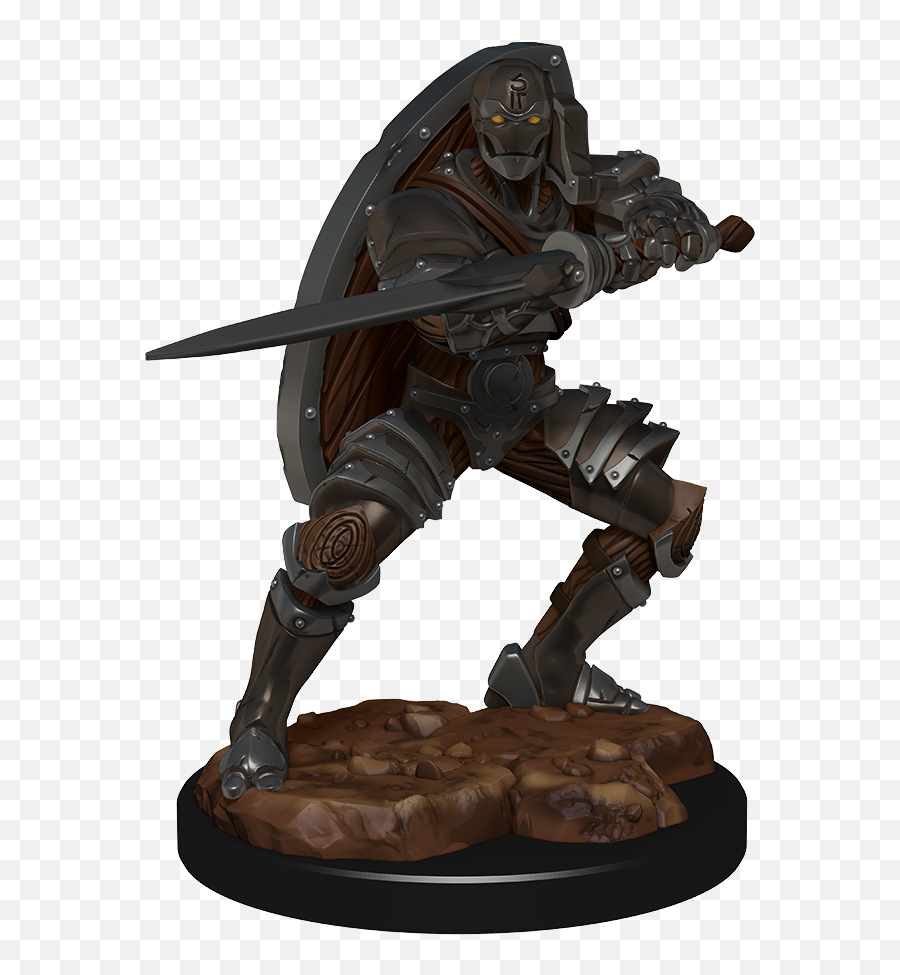 Wizkids Nolzuru0027s Marvelous Miniatures Warforged Fighter Male - Warforged Fighter Png,Cardfight Vanguard Sword Icon