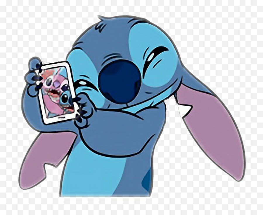 Stitch Stitchdisney Stitchandangel Selfie Goodmorning - Stickers De Angel Stitch Png,Lilo Pelekai Icon