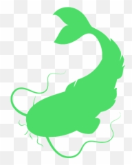Catfish Silhouette - Free Vector Silhouettes Creazilla Fish Clipart Png