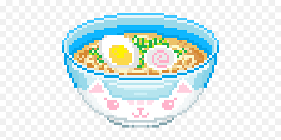 Ramen Food Pixelart Pixel Anime Art - Kawaii Pixel Food Gif Png,Pixel Honey Icon