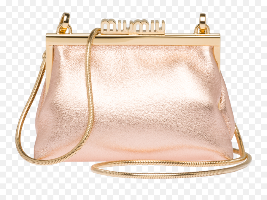 Nappa Leather Wallet With Shoulder Strap - Pink Nappa Leather Tote Png Www Miumiu,Icon Leather Wallets