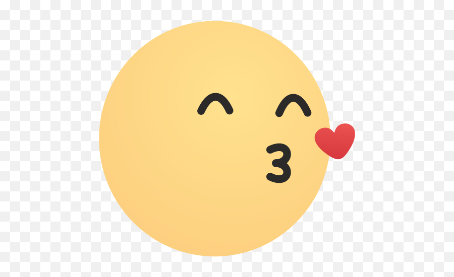 Emoji Kiss Emoticon Heart Free Icon - Iconiconscom Dot Png,Free Vector Heart Icon