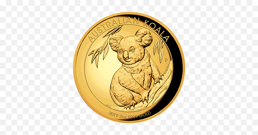Koala - 2 Oz Emkcom 2020 Australian Koala 5oz Silver Proof High Relief Coin Png,Koala Png