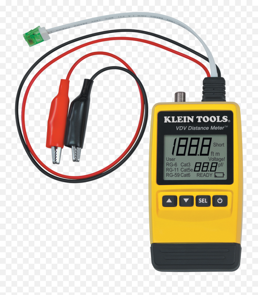 Vdv Distance Meter - Vdv501089 Klein Tools For Medidor De Longitud De Cable Png,Fluke Icon Download