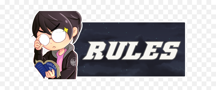 Rules Banner Transparent Anime - Rules Banner For Discord Png,Banner