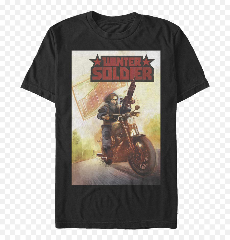 Winter Soldier Marvel Comics T - Shirt Winter Soldier Comic Png,Bucky Barnes Png