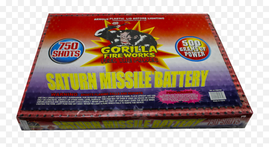 Saturn Missile - 750 Shot Galaxy Fireworks Box Png,Missle Png