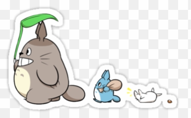 Totoro By Kiegdesign Pegatinas Kawaii - Totoro Sticker Png,Totoro Png