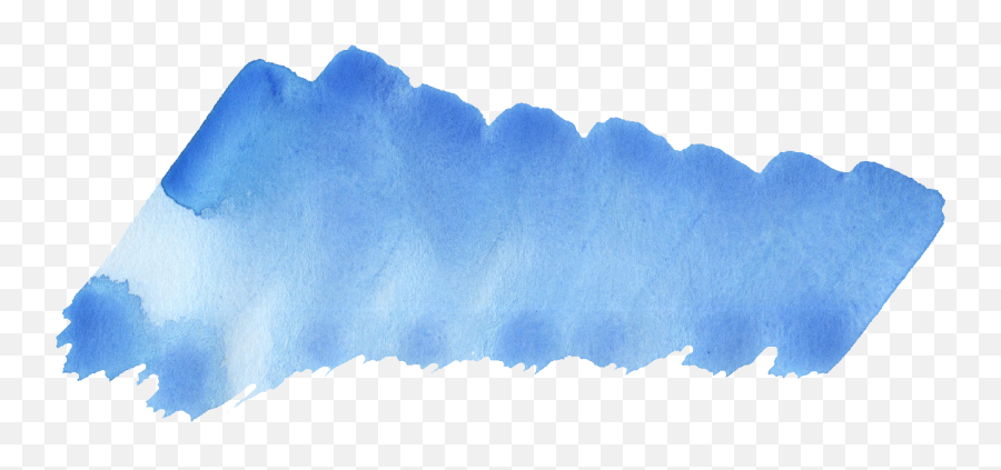 Brush Strokes Png Sky Blue Watercolor - Transparent Large Watercolor Brush Png,Brush Strokes Png