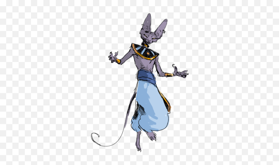 Iu0027ve Never Seen A Single Episode Of Dbz But This Guy Looks - Cartoon Png,Beerus Png