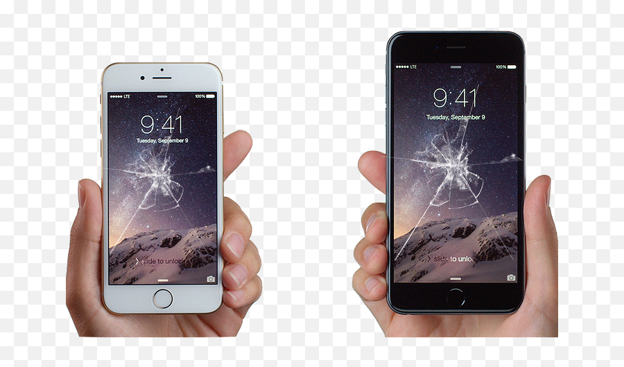 Iphone 6 Cracked Screen Png 9 Image - Iphone 7 Iphone Outline,Cracked Screen Png