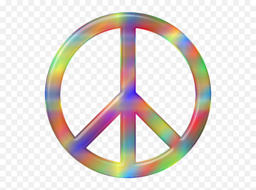 Psychedelic Peace Sign 3 Free Svg - Peace Sign Transparent Background Png,Peace Sign Png