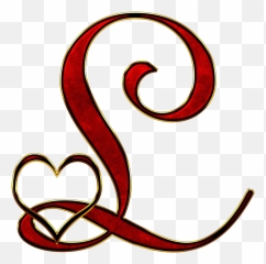 L Letter Png Transparent Images - Letter L With Heart,L Png