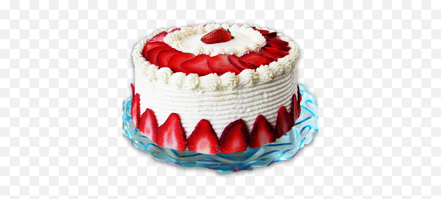 Strawberry Cake - Strawberry Topped Cake Ideas Png,Transparent Strawberry