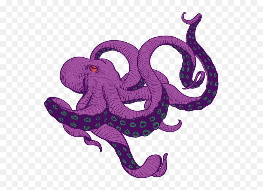 Octopus Vector Hd Png Free - Octupus With Transparent Background,Octopus Transparent Background