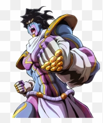 Starplatinum Jojo Jojou0027s Jojosbizarreadventure Avdol - Jojo Star Platinum Png,Joseph Joestar Png