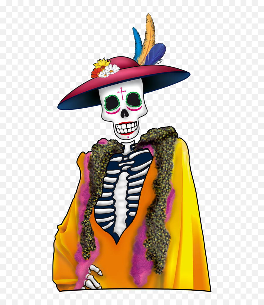 La Catrina Steemit - Clip Art Png,Catrina Png