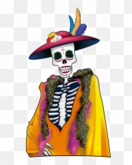 La Catrina Steemit - Clip Art Png,Catrina Png