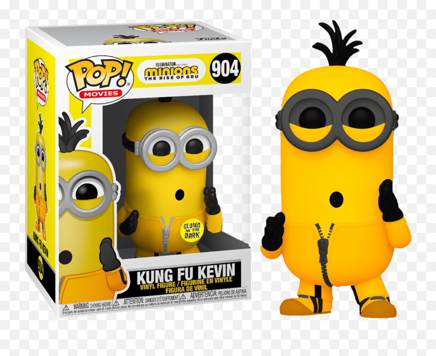 Kevin Kung Fu Glow Us Exclusive Vinyl - Funko Pop Kung Fu Kevin Png,Gru Transparent