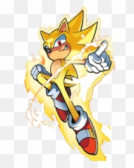Super Sonic Archie Hd Png Download - Super Sonic Archie Comics,Super Sonic Png