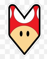 Jdm Logo Mushroom Sticker - Jdm Png,Mushroom Logo