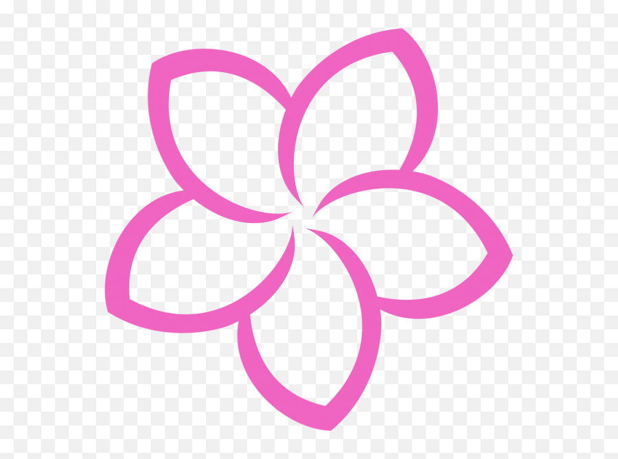 Download Hd Plumeria Flower Logo Vector - Plumeria Flower Logo Png,Plumeria Flower Png
