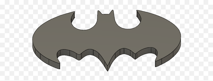 3d Printing Templates Batman Logo Cults - Batman Png,Batman Logo Transparent