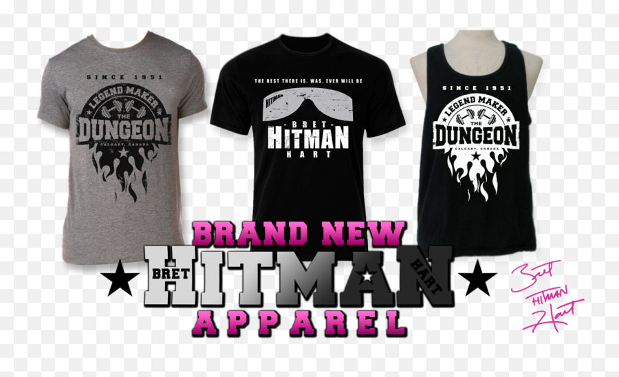 Bret Hart - Bret The Hitman Hart Logo Png,Bret Hart Png