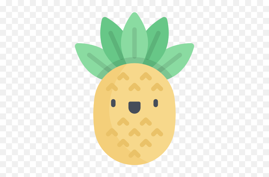 Kawaii Transparent Pineapple - Cartoon Kawaii Pineapple Png,Pineapple Transparent Background