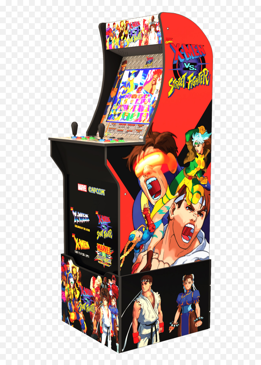 Arcade1up Announces New Marvel Pinball And Vs Capcom - X Men Vs Street Fighter Arcade1up Png,Marvel Vs Capcom Png