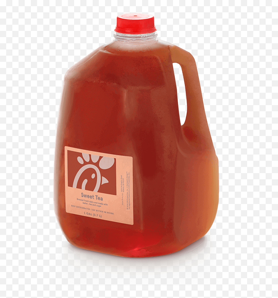 Gallon Freshly - Brewed Iced Tea Sweetened Chickfila Chick Fil A Unsweet Iced Tea Png,Tea Transparent