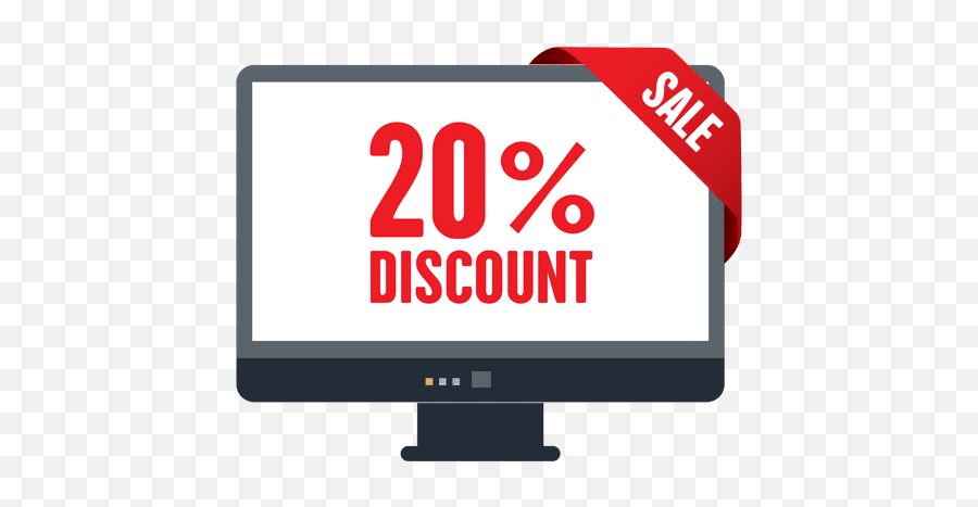 20 Percent Discount Sale Tag - Transparent Png Descuento En Tvs,Tv Screen Png