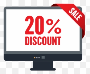 20 Percent Discount Sale Tag - Transparent PNG Descuento En Tvs