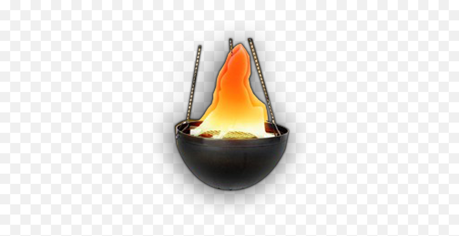 V106 Hanging Fire Cauldron - Hanging Fire Lamp Png,Fire Effect Transparent
