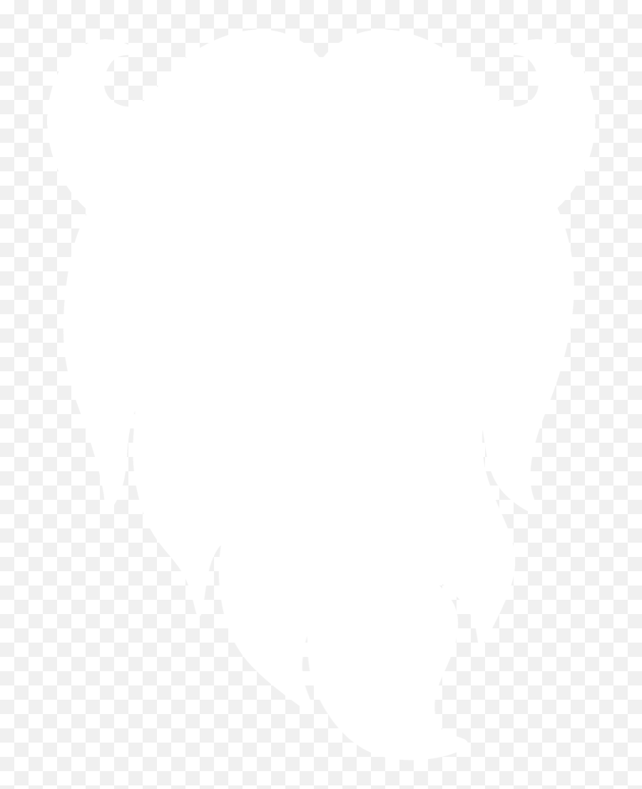 Santa Beard Silhouette By Paperlightbox - Clip Art Png,Santa Beard Transparent Background