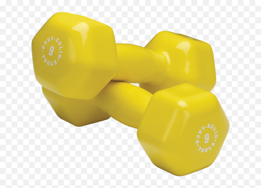 Dumbbell Png Yellow Dumbbells