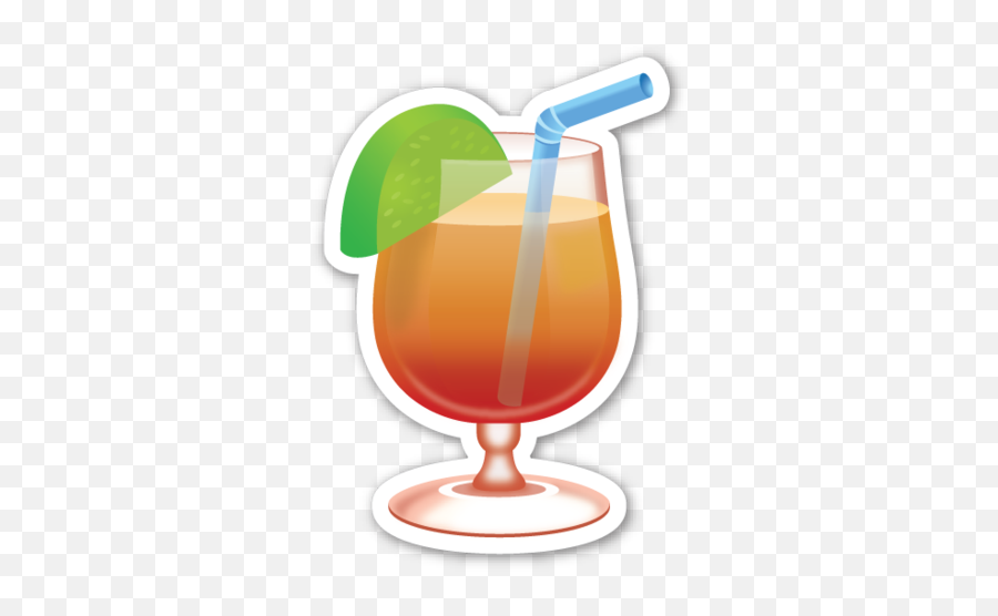 Download Tropical Drink Emoji Tumblr Png Emoticons - Juice Emoji Png,Smileys Png