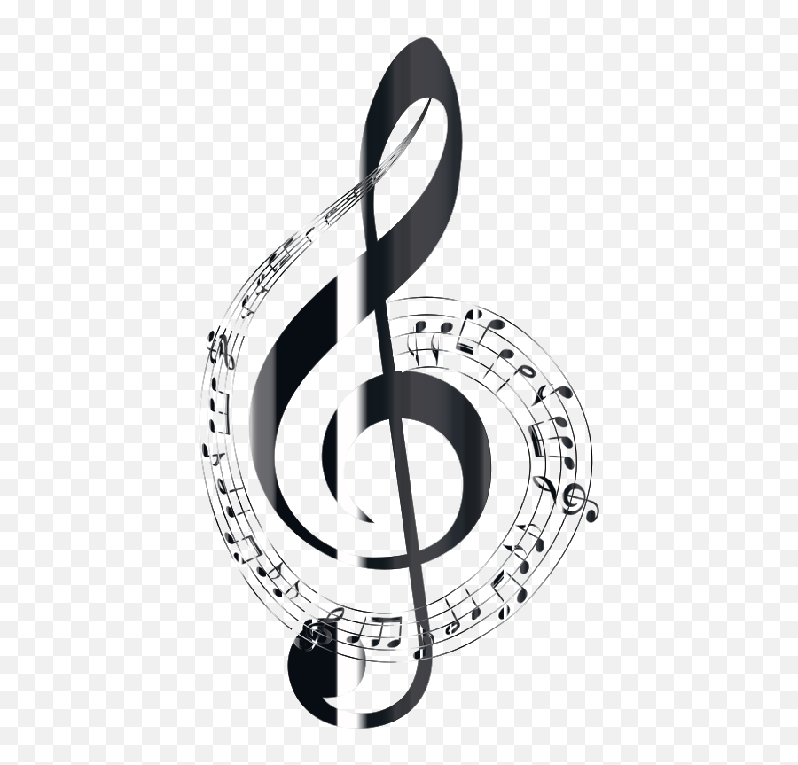 Music Notes Transparent Png - Picture Black And White Stock Clip Art Musical Notes,Musical Notes Transparent