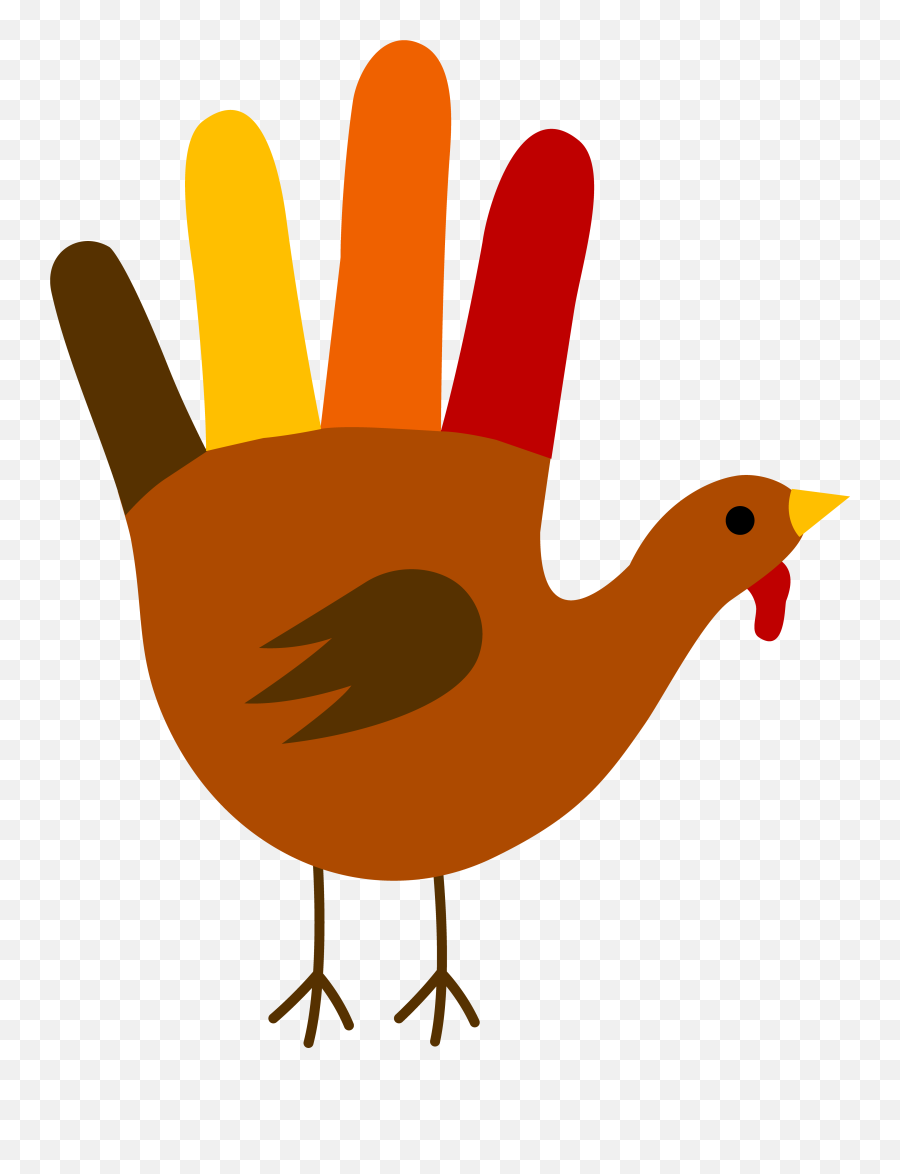 November Clipart Body Turkey - Draw A Turkey Hand Png,Turkey Transparent