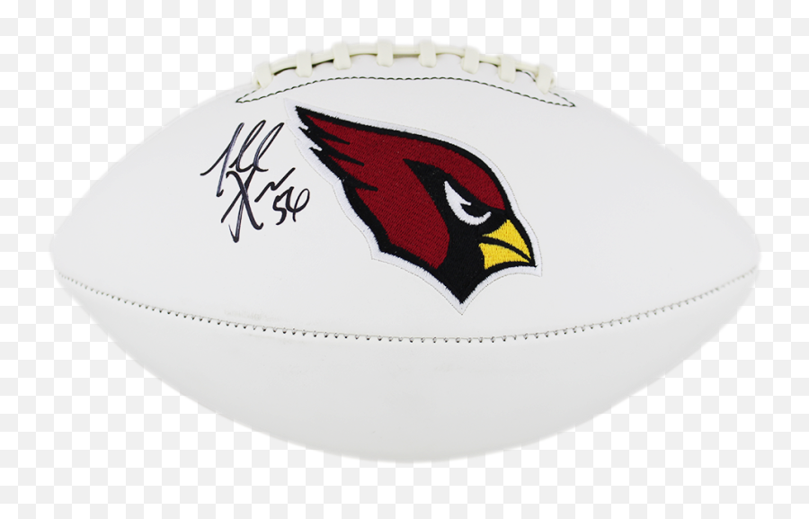 Terrell Suggs Signed Arizona Cardinals Embroidered Nfl Football - Arizona Cardinals Png,Cardinals Logo Png