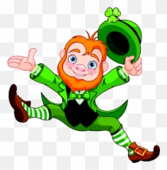 Leprechaun Saint Patrick Day Food Plant For St Patricks - Cute Picture Of png