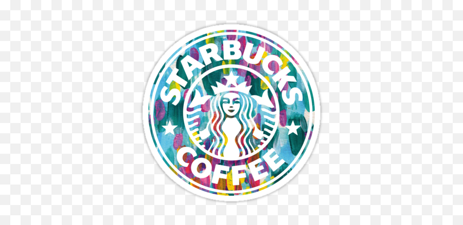Starbucks Logo Sticker - Starbucks Logo Stickers Png,Starbucks Logo Printable