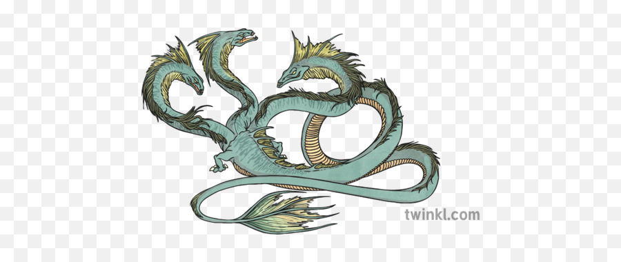 Hydra Illustration - Dragon Png,Hydra Png