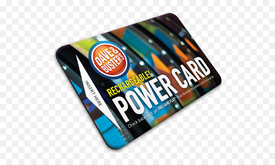 Special Kyjo Power Cards For Dave And Busters - Dave And Busters Card Png,Dave & Busters Logo