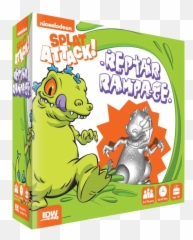 Nickelodeon - Splat Attack Reptar Rampage Miniatures Board Game Expansion png