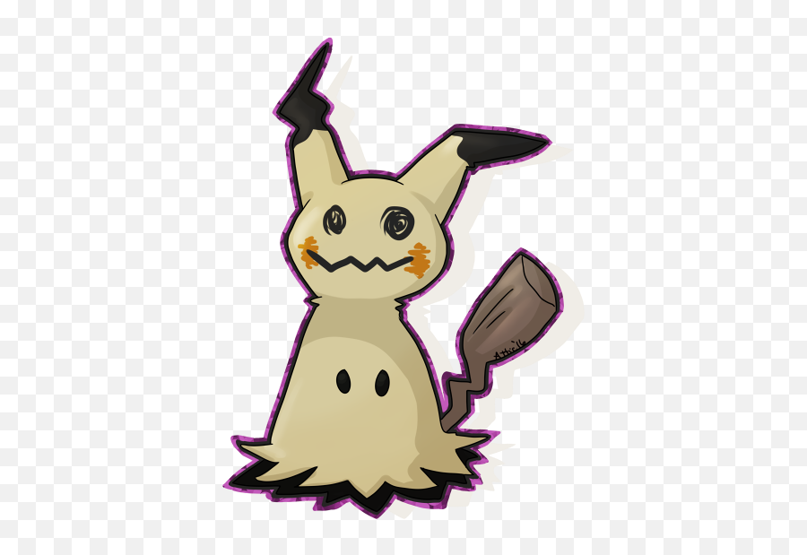 Download Png Royalty Free Stock Mimikyu Drawing Haunter - Fictional Character,Haunter Png