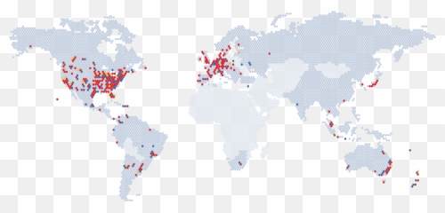 Ronald Mcdonald House Charities - World Map Lines Name png