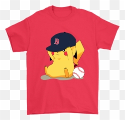 Cute Pikachu Boston Red Sox Baseball Sports Shirts - Never Received My Hogwarts Letter png