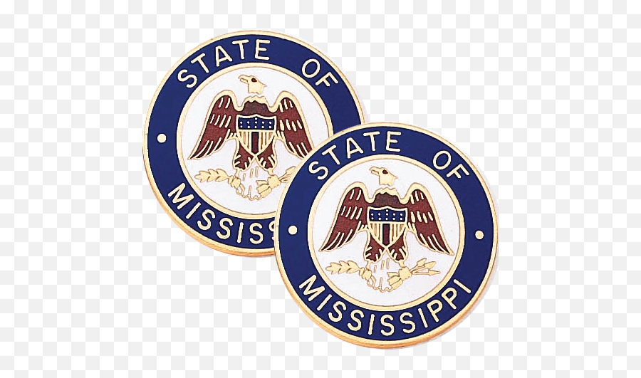 Mississippi State Seal Lapel Pins - State Of Mississippi Seal Png,Mississippi State Logo Png