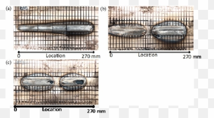 Weld Coupons With Different Degrees Of Burn - through defect Horizontal png